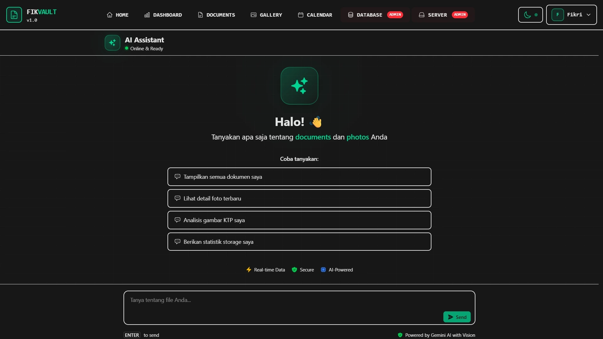 FikVault Screenshot