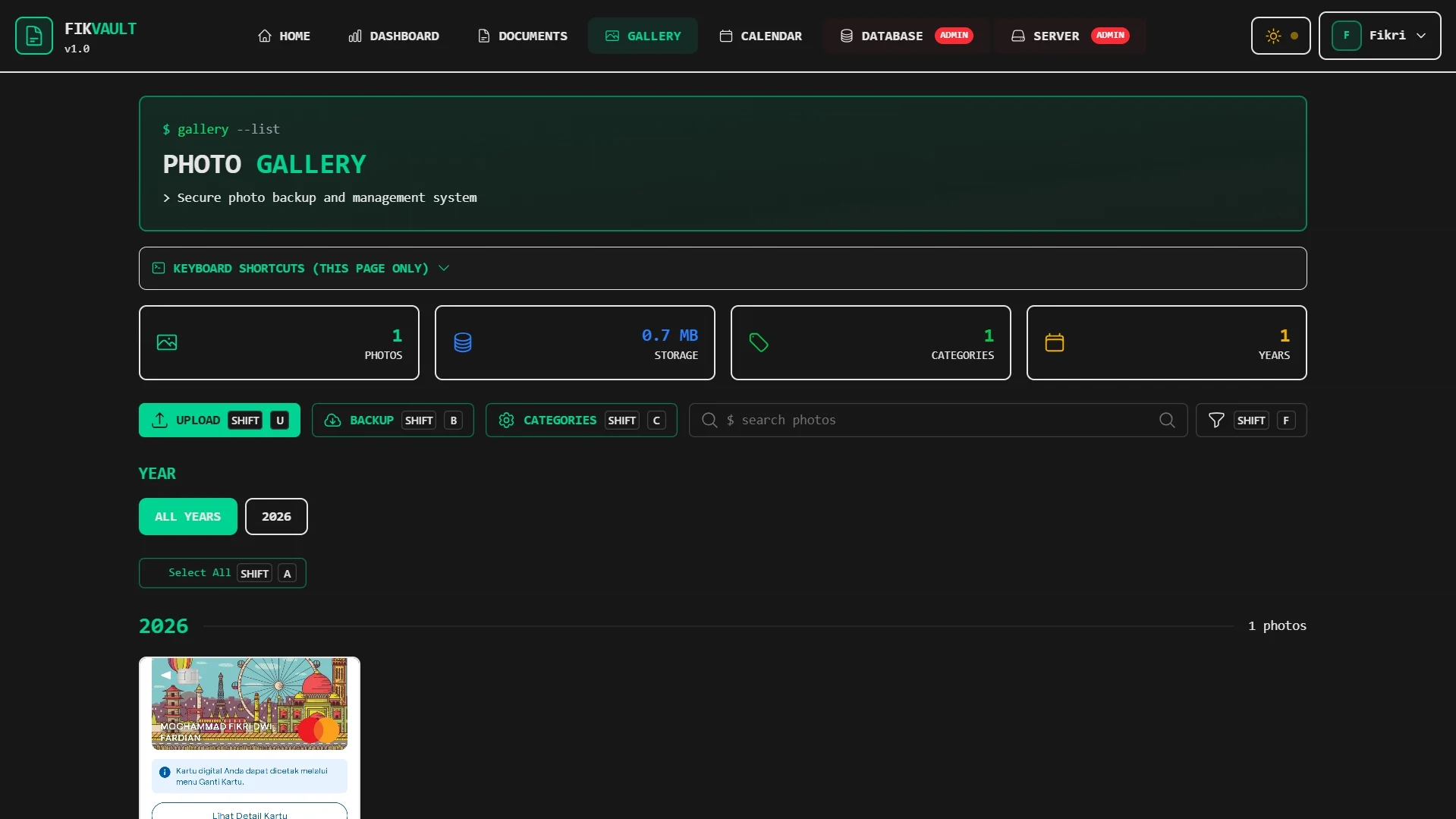 FikVault Screenshot